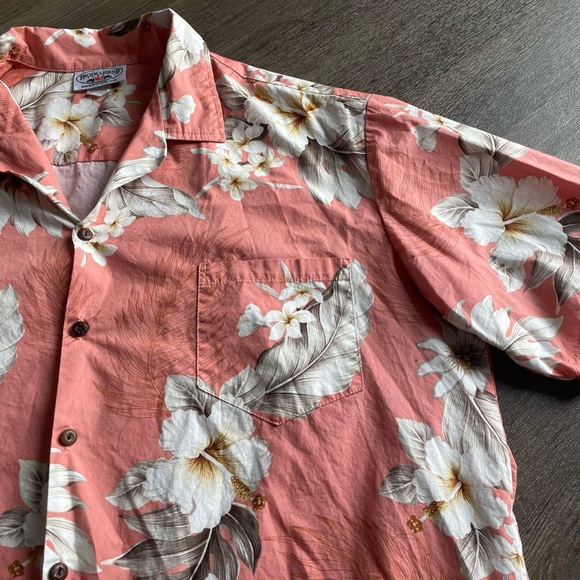 Pacific Legend Shirt Mens 2XL Hawaiian Aloha Cotton Floral Made USA Resort Beach - Picture 13 of 16